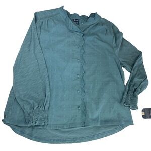 NWT Democracy Blouse Cottagecore Fairycore Size L Petite